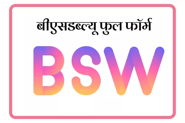 BSW Full Form in Marathi